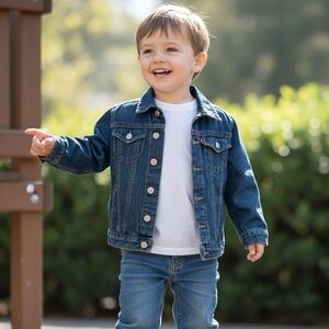 Levi’s Sz 6 Kid Original Denim Blue Trucker Jacket